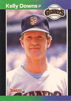 1989 Donruss #367 Kelly Downs Front