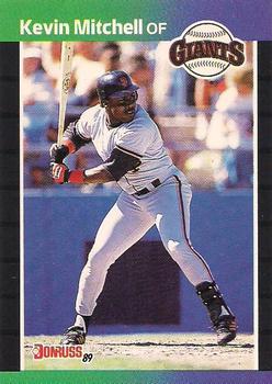 1989 Donruss #485 Kevin Mitchell Front
