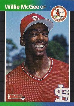 1989 Donruss #161 Willie McGee Front