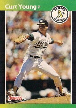 1989 Donruss #304 Curt Young Front