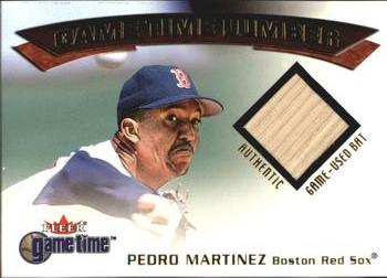 2001 Fleer Game Time - Lumber #NNO Pedro Martinez  Front