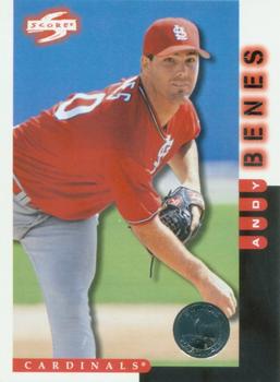 1998 Score St. Louis Cardinals #1 Andy Benes Front