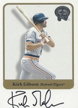 2001 Fleer Greats of the Game - Autographs #NNO Kirk Gibson Front