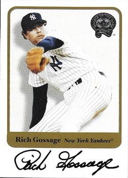 2001 Fleer Greats of the Game - Autographs #NNO Rich Gossage Front