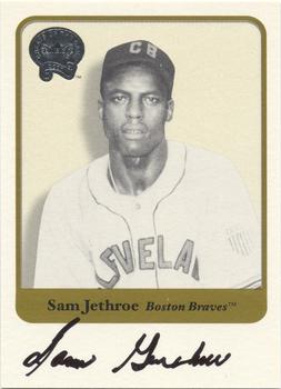 2001 Fleer Greats of the Game - Autographs #NNO Sam Jethroe Front