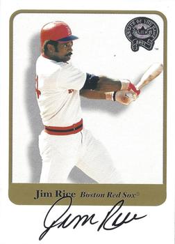 2001 Fleer Greats of the Game - Autographs #NNO Jim Rice Front