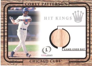 2001 Fleer Legacy - Hit Kings #NNO Corey Patterson  Front