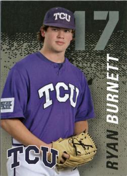 2014 TCU Horned Frogs Schedule Cards #NNO Ryan Burnett Front