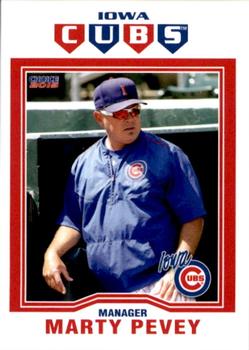 2015 Choice Iowa Cubs #01 Marty Pevey Front