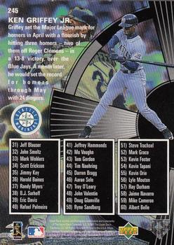 1998 Upper Deck #245 Ken Griffey Jr. Back