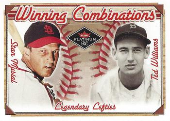 2001 Fleer Platinum - Winning Combinations #13 WC Stan Musial / Ted Williams Front