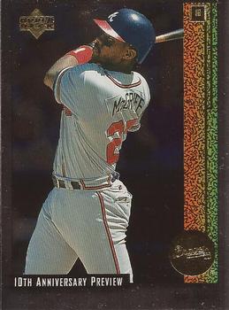 1998 Upper Deck - 10th Anniversary Preview #22 Fred McGriff Front