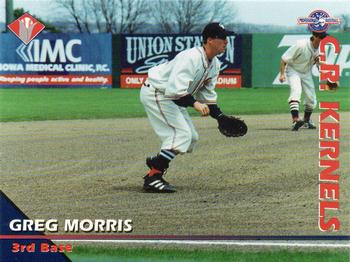1995 Cedar Rapids Kernels #NNO Greg Morris Front