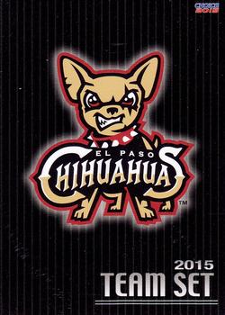 2015 Choice El Paso Chihuahuas #NNO Cover Card Front