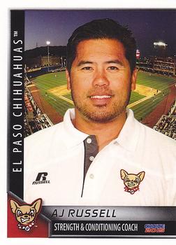 2015 Choice El Paso Chihuahuas #35 A.J. Russell Front
