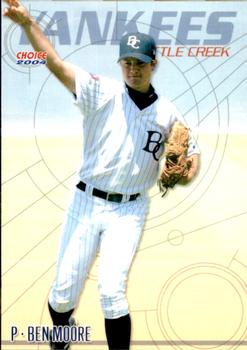 2004 Choice Battle Creek Yankees #19 Ben Moore Front