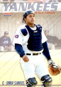 2004 Choice Battle Creek Yankees #24 Omir Santos Front