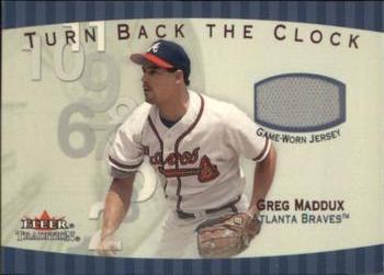 2001 Fleer Tradition - Turn Back the Clock #NNO Greg Maddux  Front