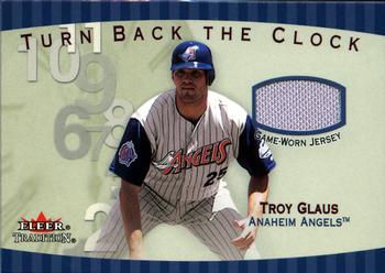 2001 Fleer Tradition - Turn Back the Clock #NNO Troy Glaus  Front