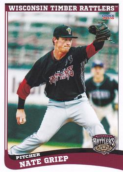 2016 Choice Wisconsin Timber Rattlers #12 Nate Griep Front