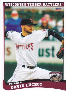 2016 Choice Wisconsin Timber Rattlers #16 David Lucroy Front