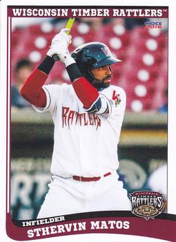 2016 Choice Wisconsin Timber Rattlers #17 Sthervin Matos Front