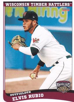 2016 Choice Wisconsin Timber Rattlers #23 Elvis Rubio Front