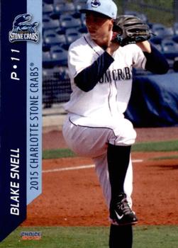 2015 Choice Charlotte Stone Crabs #22 Blake Snell Front