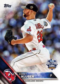 2016 Topps Update #US56 Corey Kluber Front