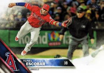 2016 Topps Update #US76 Yunel Escobar Front