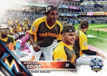 2016 Topps Update #US84 Marcell Ozuna Front