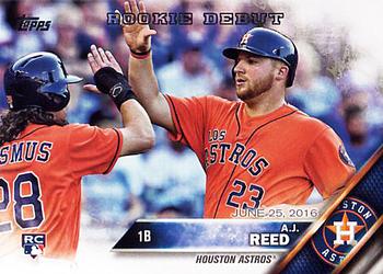 2016 Topps Update #US89 A.J. Reed Front