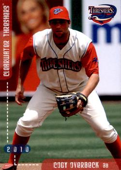 2010 Grandstand Clearwater Threshers #NNO Cody Overbeck Front