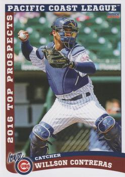 2016 Choice Pacific Coast League Top Prospects #11 Willson Contreras Front