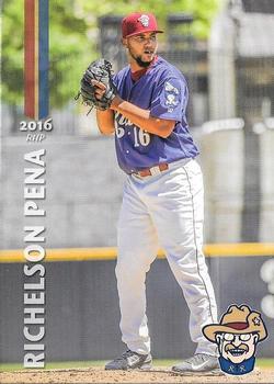2016 Grandstand Frisco RoughRiders #NNO Richelson Pena Front