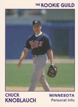 1991 Star The Rookie Guild #19 Chuck Knoblauch Front