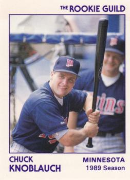 1991 Star The Rookie Guild - Glossy #14 Chuck Knoblauch Front