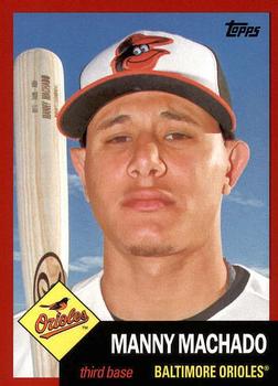 2016 Topps Archives - Red Border #30 Manny Machado Front