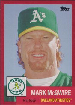 2016 Topps Archives - Red Border #52 Mark McGwire Front