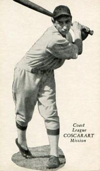 1932 Zee-Nut Pacific Coast League #NNO Joe Coscarart Front