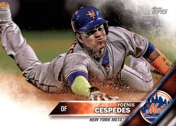 2016 Topps New York Mets #NYM-17 Yoenis Cespedes Front