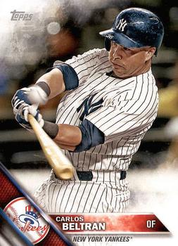 2016 Topps New York Yankees #NYY-10 Carlos Beltran Front
