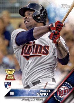 2016 Topps Minnesota Twins #MT-1 Miguel Sano Front