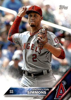 2016 Topps Los Angeles Angels #A-4 Andrelton Simmons Front