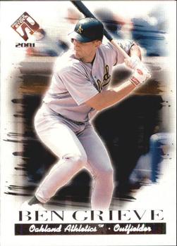 2001 Pacific Private Stock - Silver (Retail) #84 Ben Grieve  Front