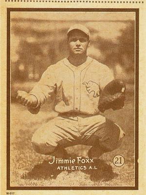 1997 1931 W-517 (Reprint) #21 Jimmie Foxx Front