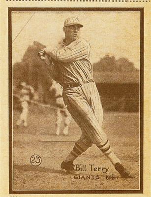 1997 1931 W-517 (Reprint) #23 Bill Terry Front