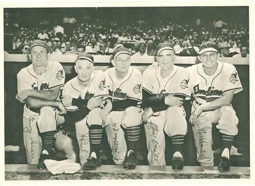 1949-50 Num Num Cleveland Indians #NNO Mel Harder / Bill McKechnie / Steve O'Neill / Muddy Ruel / George Susce Front