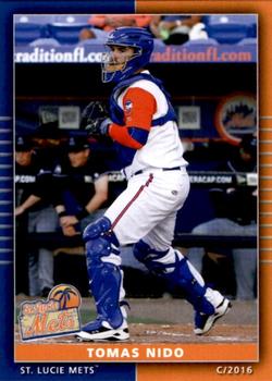 2016 Grandstand St. Lucie Mets #NNO Tomas Nido Front