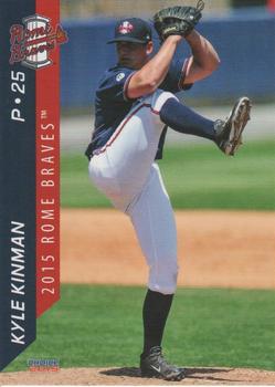 2015 Choice Rome Braves #13 Kyle Kinman Front